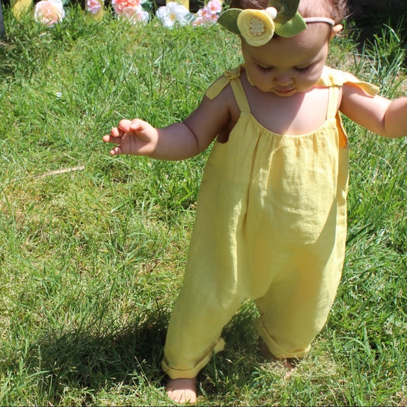 baby yellow jumpsuit